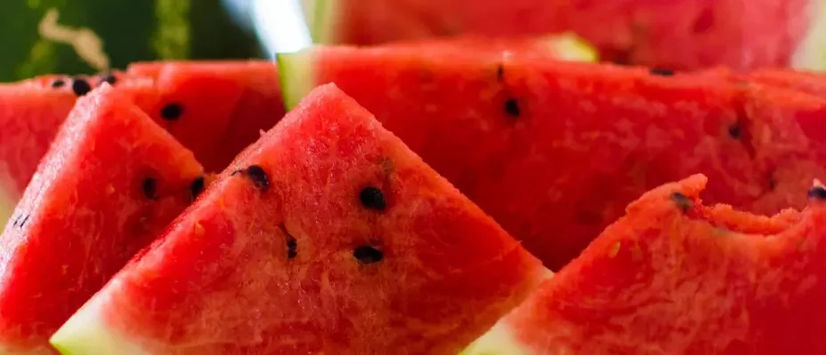 Wassermelone aufgeschnitten